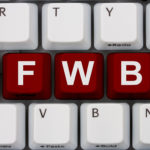 Computer keyboard keys with word fwb, Internet Dating Slang