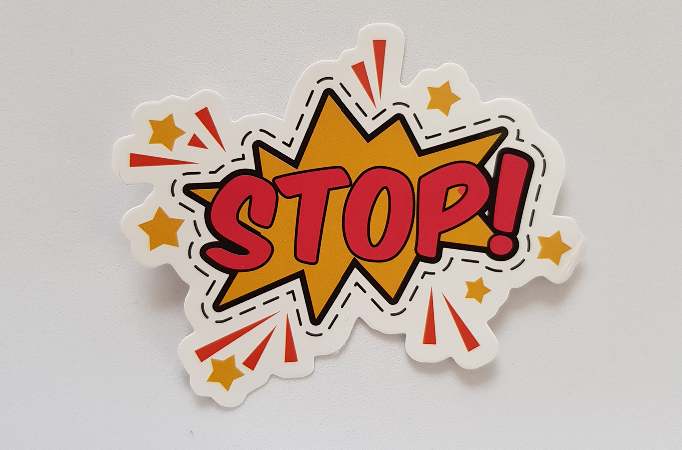 a stop sign